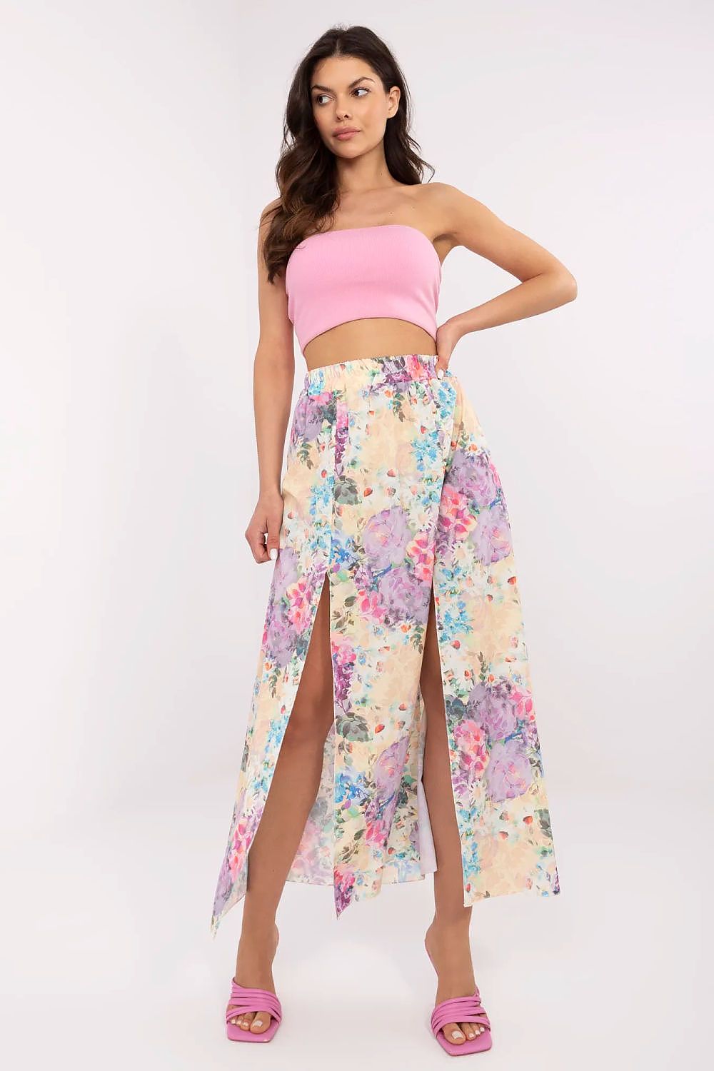Long skirt model 211430 Italy Moda